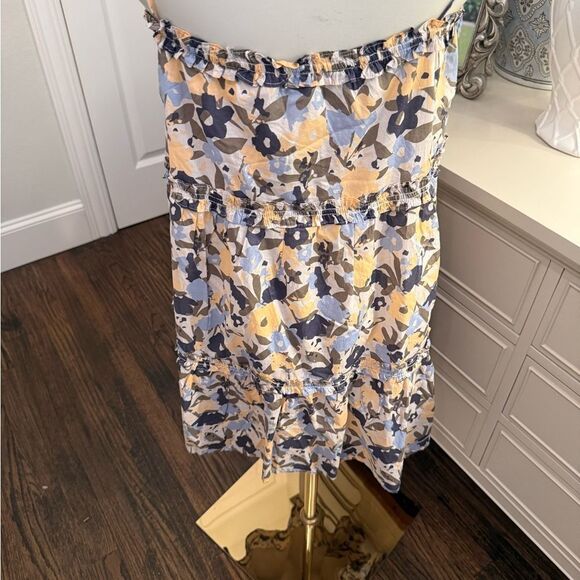 NWT RAILS CARALYN MOD FLORAL MULTI COTTON MINI DRESS size medium-A19 - Picture 5 of 6